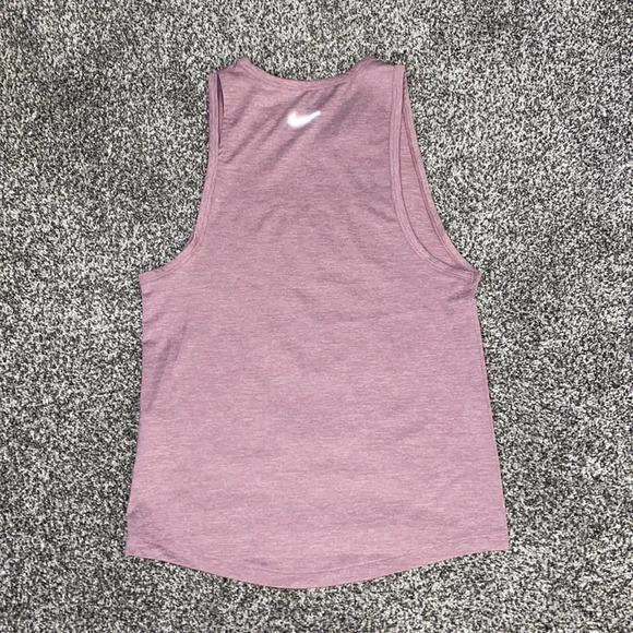 Nike DriFit Tank in Dusty Pink - Picture 5 of 5
